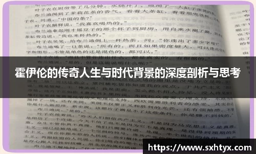 霍伊伦的传奇人生与时代背景的深度剖析与思考