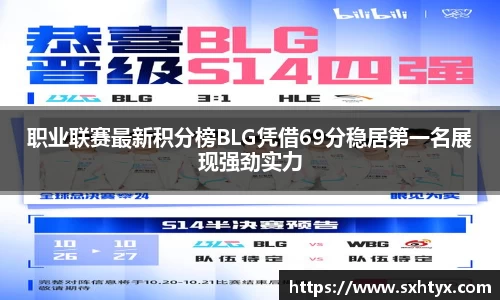 职业联赛最新积分榜BLG凭借69分稳居第一名展现强劲实力